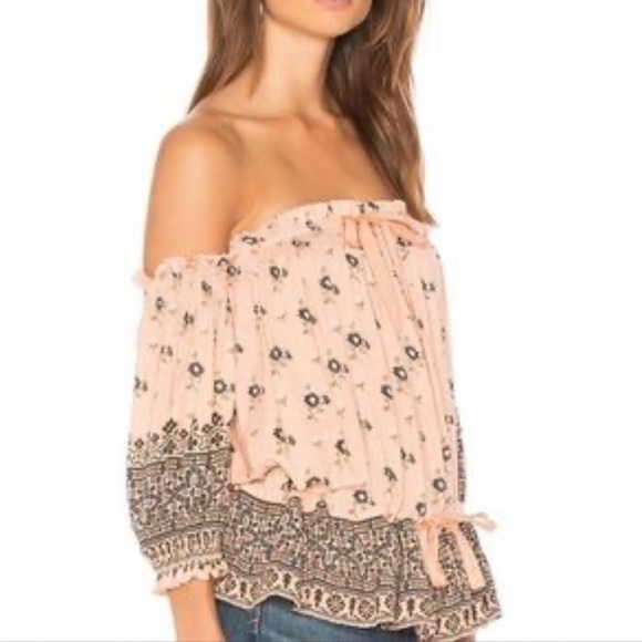 Spell & The Gypsy Lionheart Off-Shoulder Top in Sundown - Picture 11 of 11